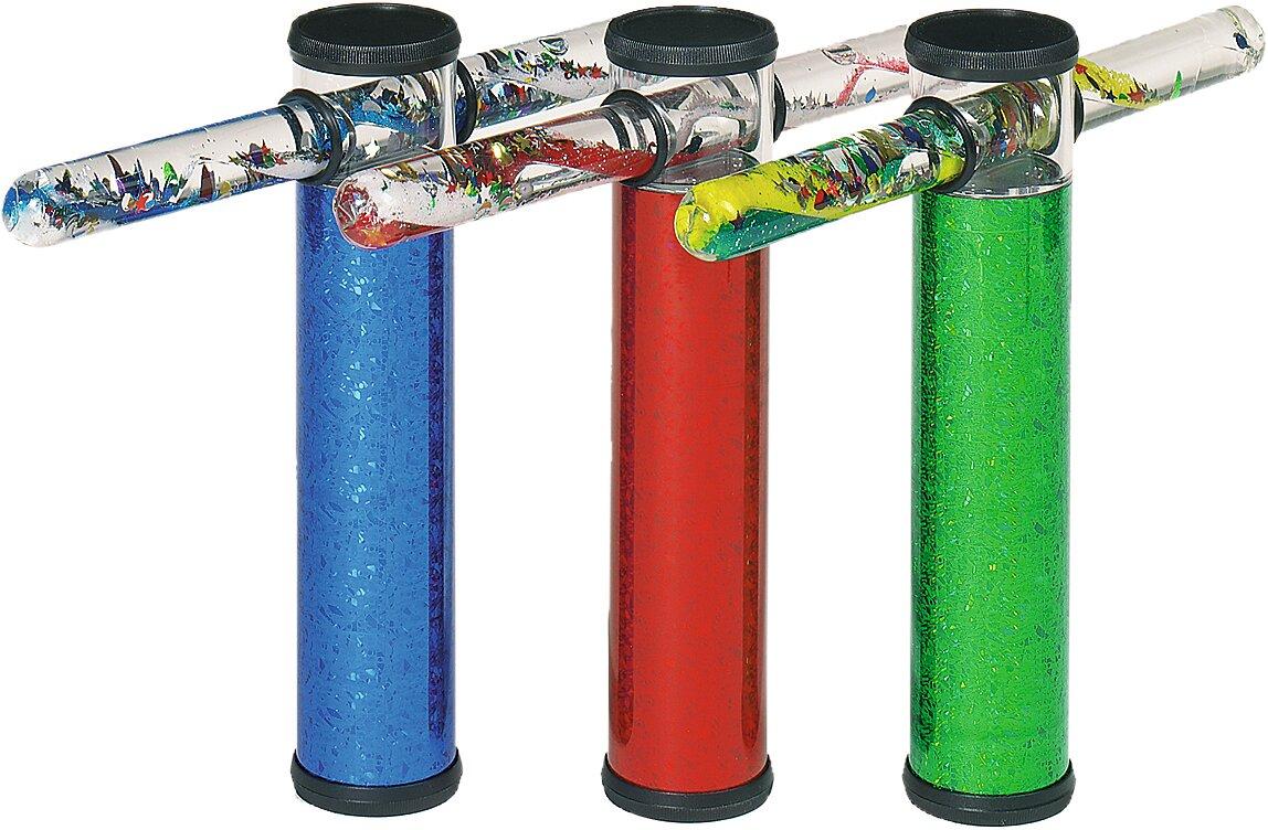 Kaleidoskop mit Zauberstab in Blau, Rot und Grün von goki – Ansicht