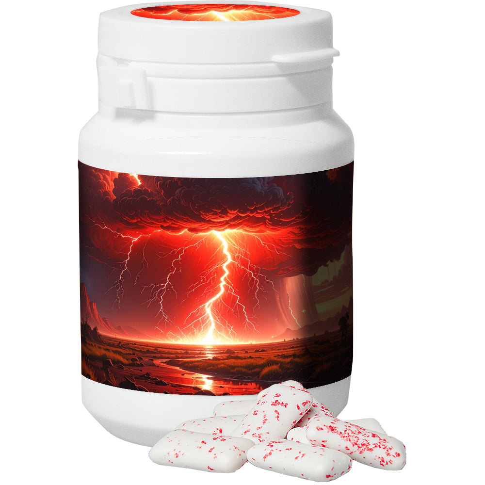 Kaugummi in der weißen Dose – Energy Kaugummi, ca. 63 g
