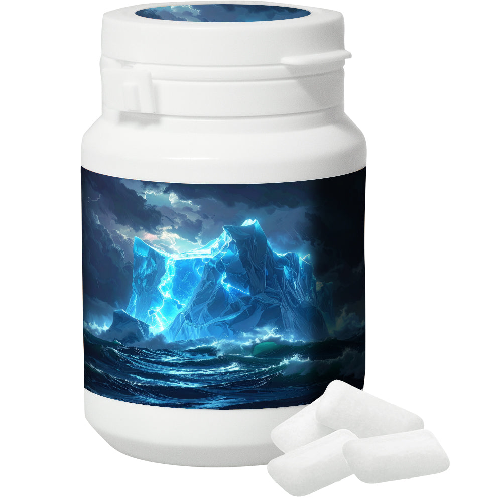 Kaugummi in der weißen Dose – Icemint Kaugummi, ca. 63 g