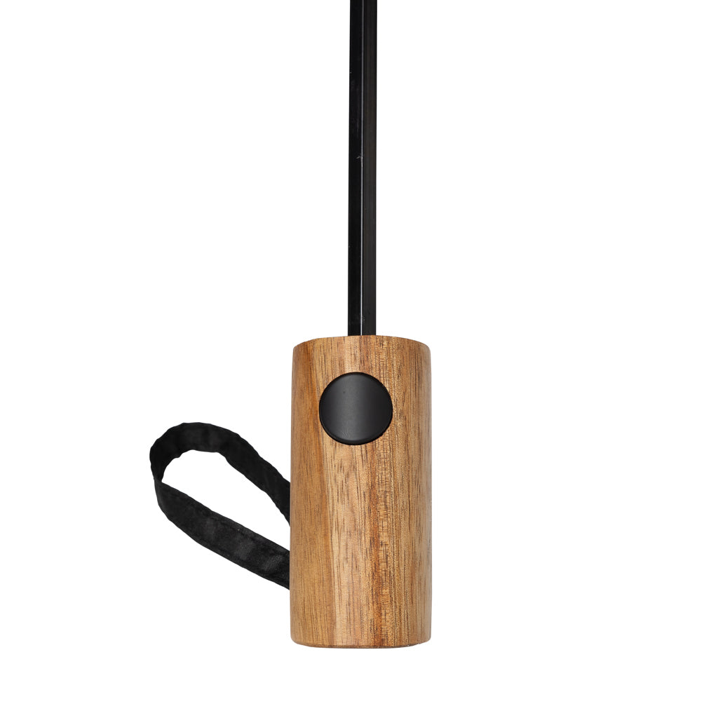 Kaycey 21“ Auto-Open Mini-Regenschirm aus AWARE™ rPET – schwarz