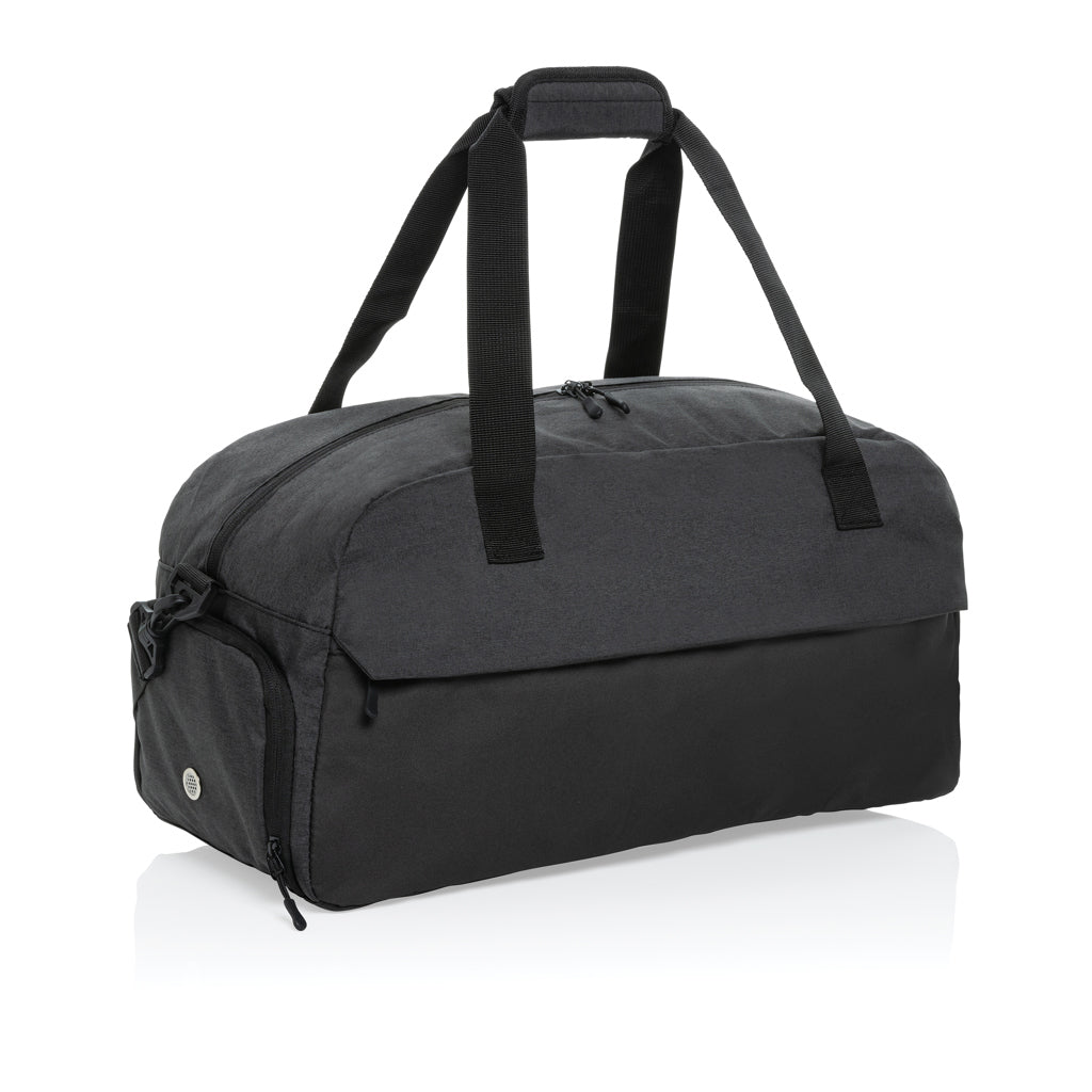 Kazu AWARE™ RPET Weekend-Duffel-Bag – schwarz