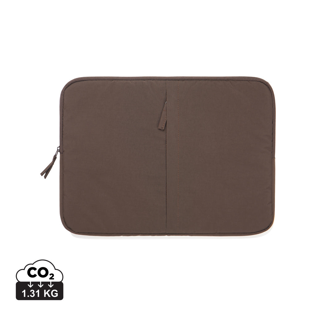 KENTO URBAN 15,6" Laptop-Sleeve aus RCS rec. Nylon – braun