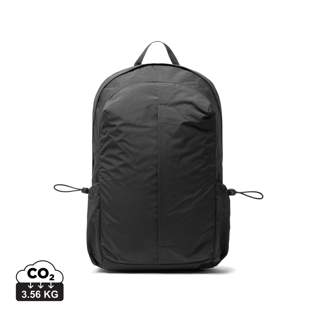 KENTO URBAN 15,6" Rucksack aus RCS  recyceltem Nylon – schwarz