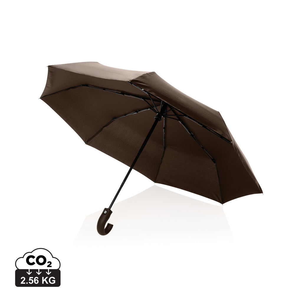 KENTO URBAN 21'' AWARE™ 190T RPET autom. open/close Schirm – braun