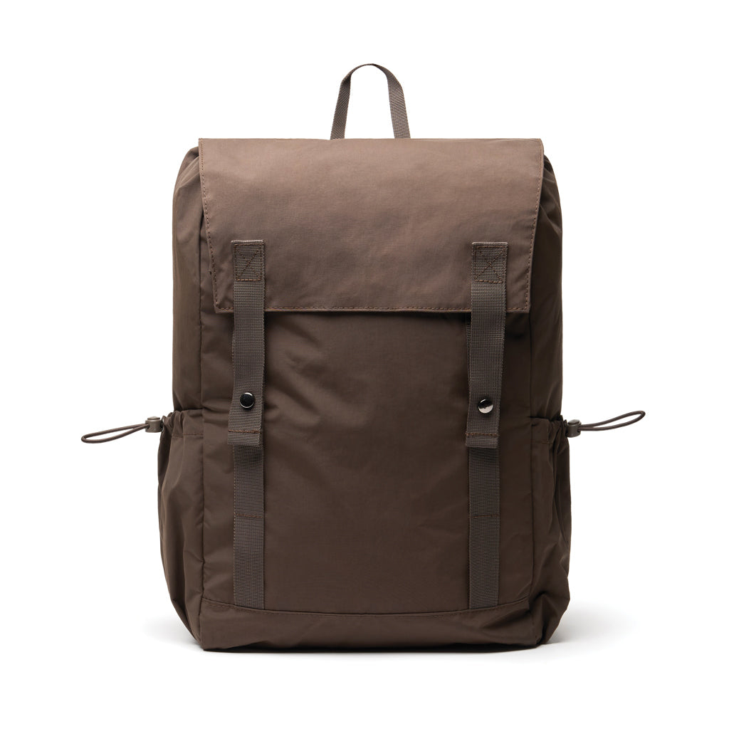 KENTO URBAN Everyday Rucksack aus RCS recyceltem Nylon – braun