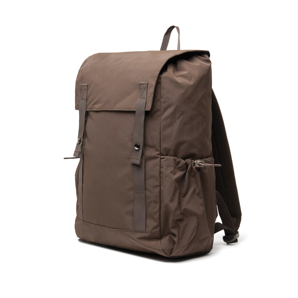 KENTO URBAN Everyday Rucksack aus RCS recyceltem Nylon – braun