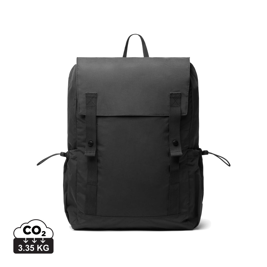KENTO URBAN Everyday Rucksack aus RCS recyceltem Nylon – schwarz