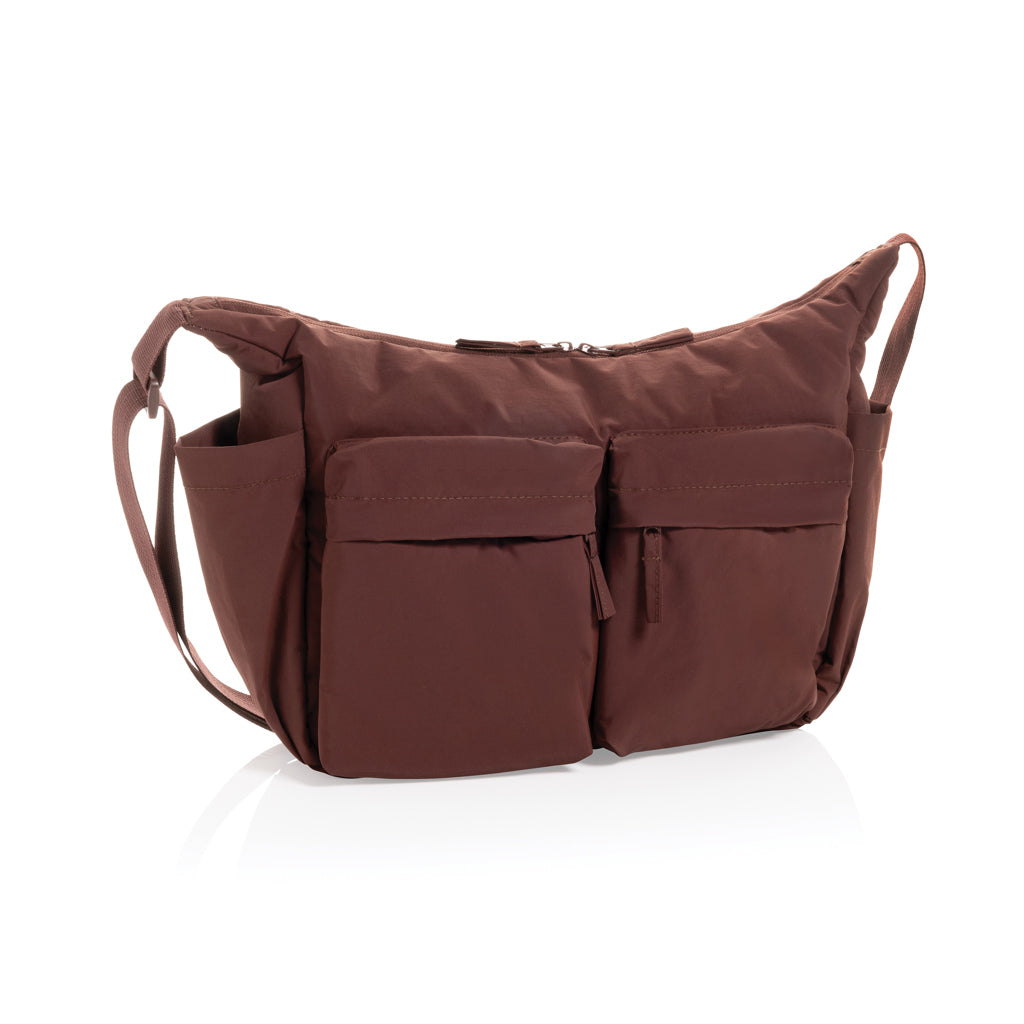 KENTO URBAN gepolsterte Crossover-Tasche aus RCS rec. Nylon – burgunderrot