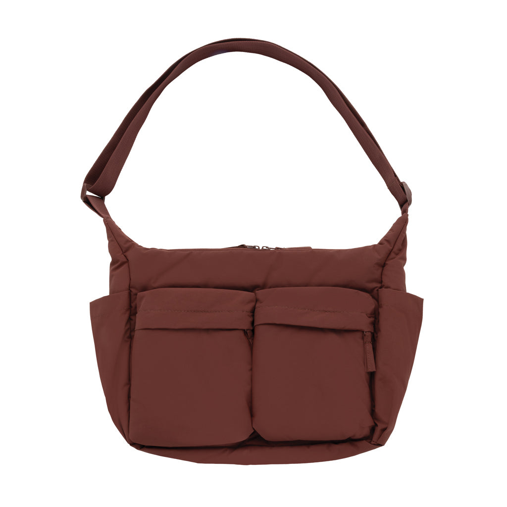 KENTO URBAN gepolsterte Crossover-Tasche aus RCS rec. Nylon – burgunderrot