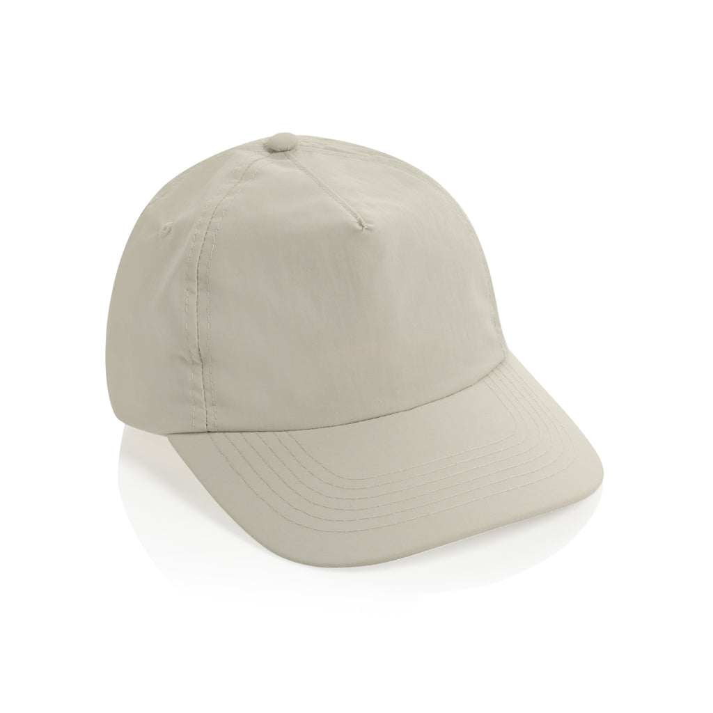 KENTO URBAN RCS 5-Panel-Cap aus RCS recyceltem Nylon – beige