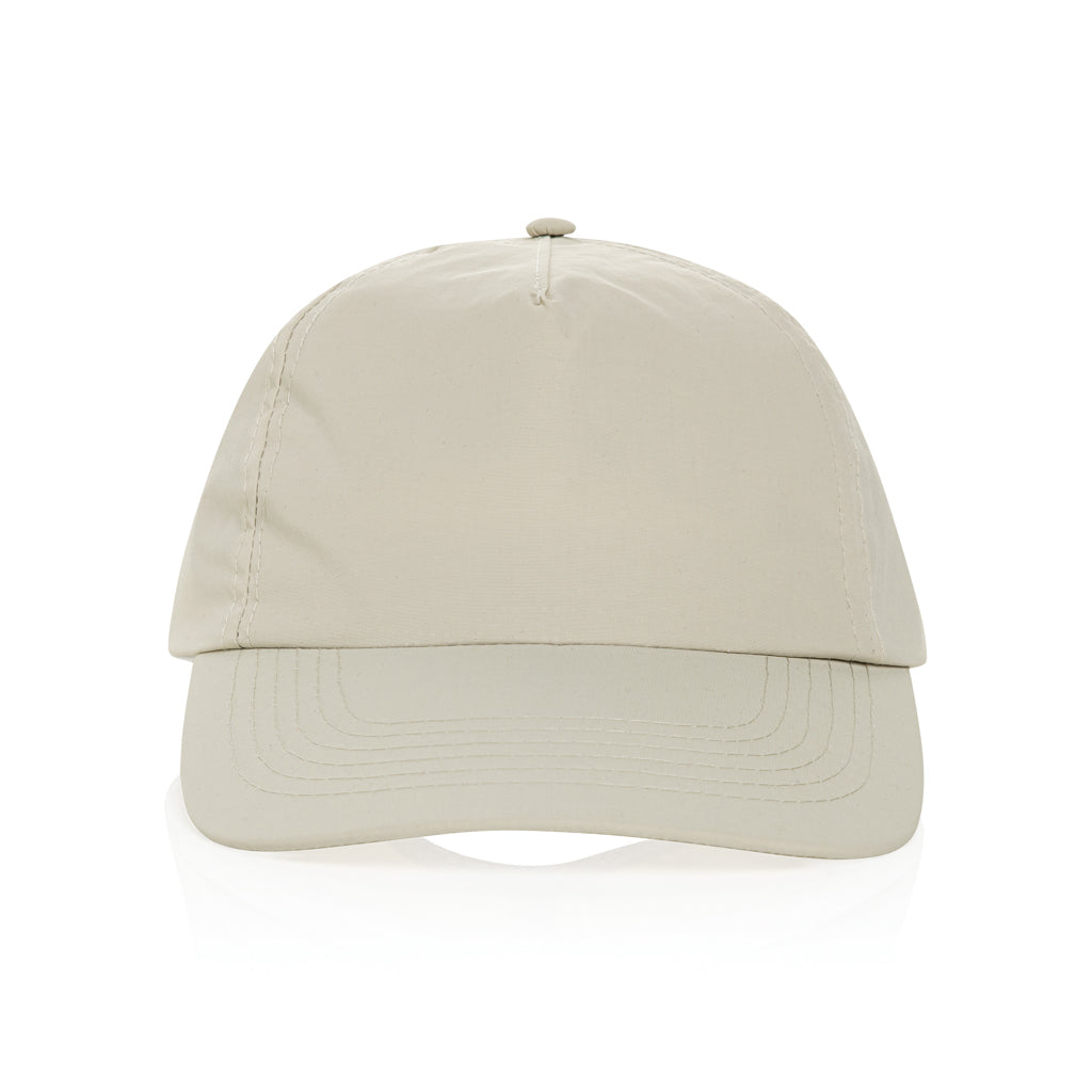 KENTO URBAN RCS 5-Panel-Cap aus RCS recyceltem Nylon – beige