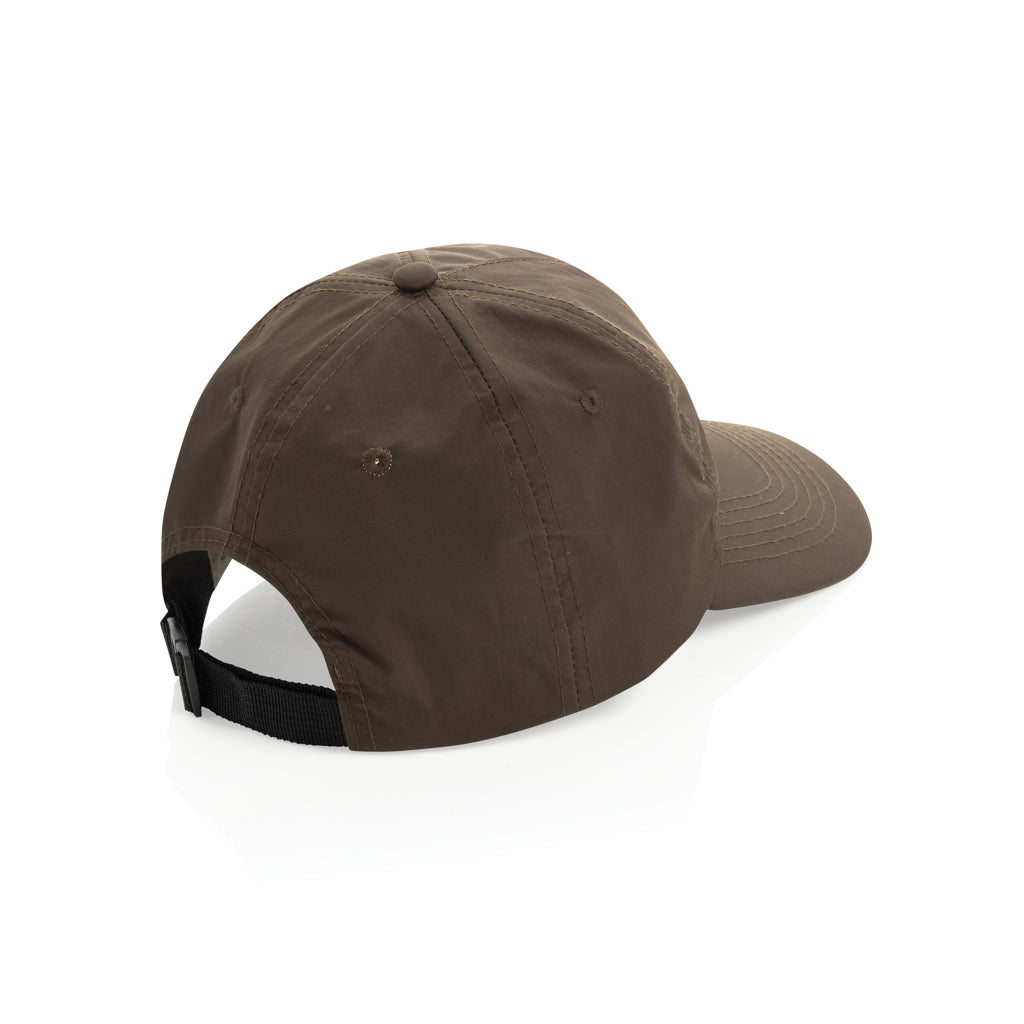 KENTO URBAN RCS 5-Panel-Cap aus RCS recyceltem Nylon – braun