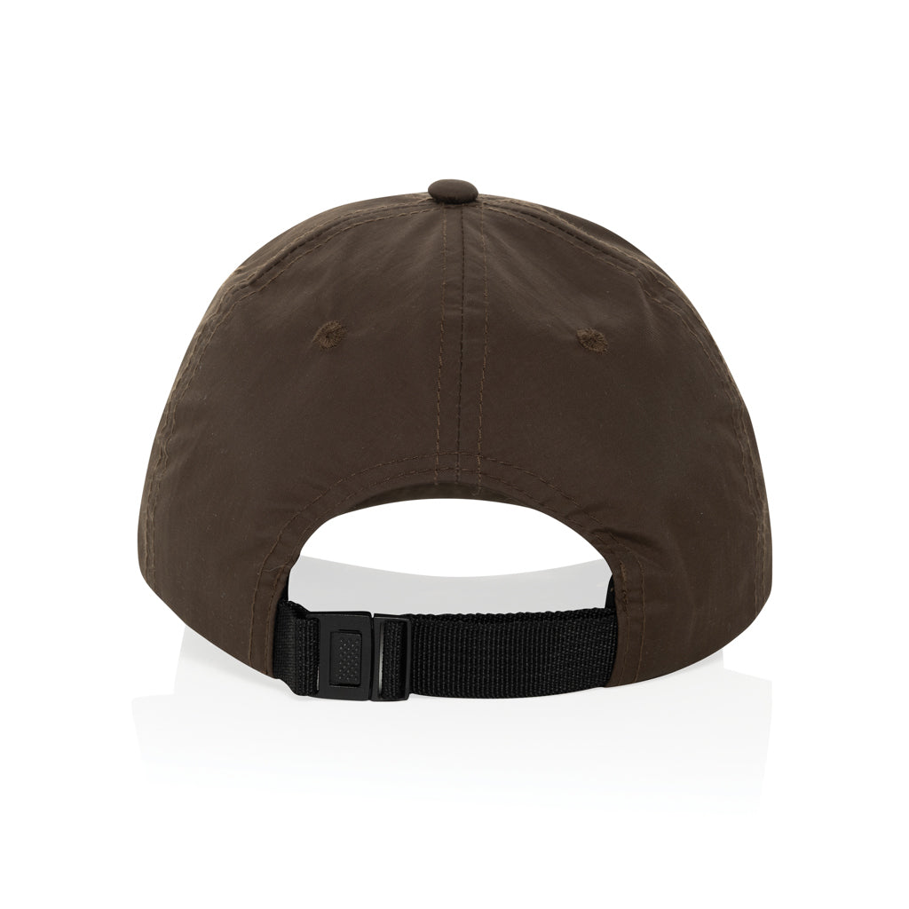 KENTO URBAN RCS 5-Panel-Cap aus RCS recyceltem Nylon – braun