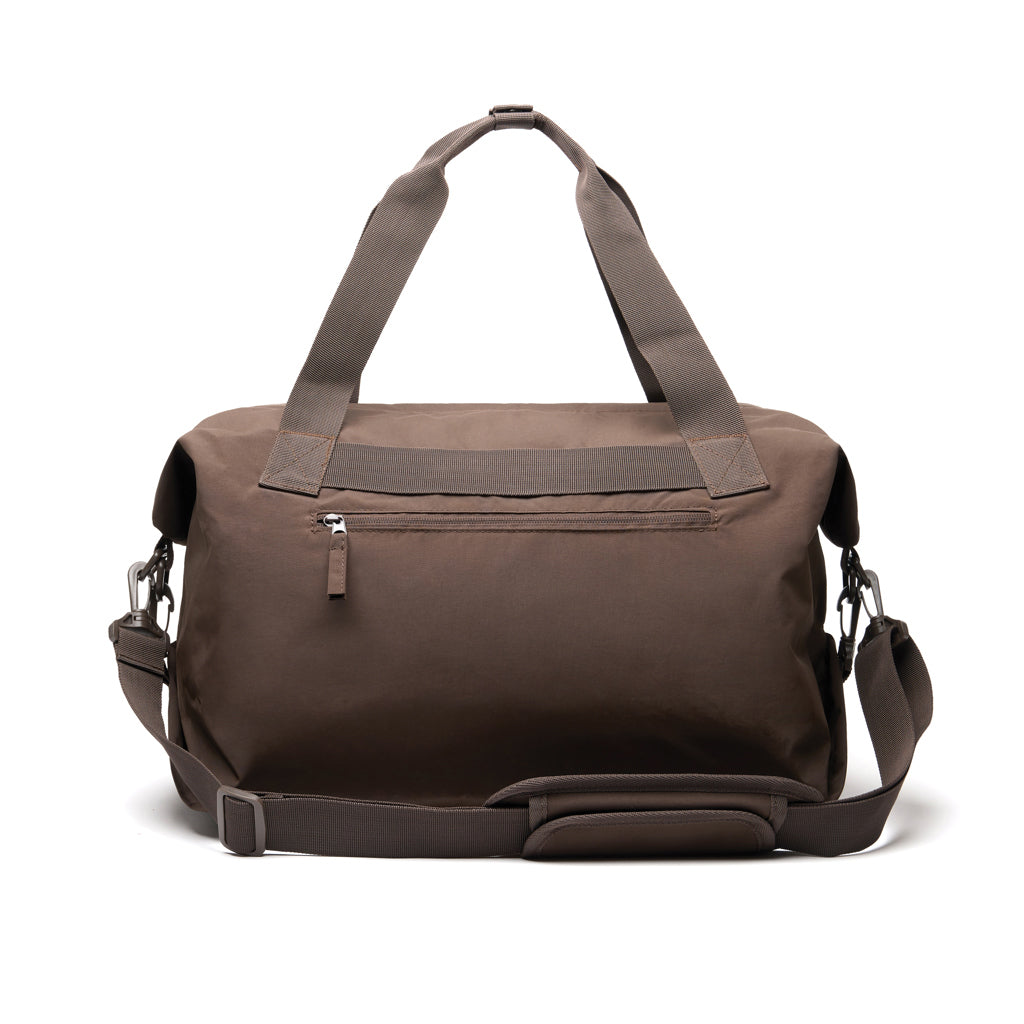KENTO URBAN Weekender aus RCS recyceltem Nylon – braun