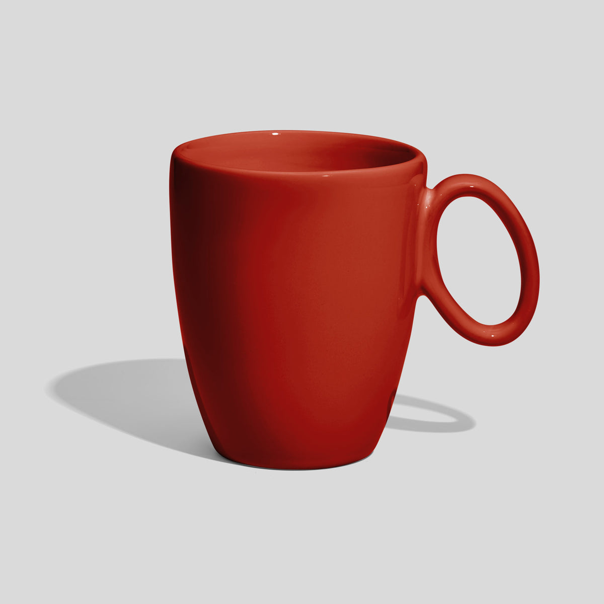 Keramiktasse 250 ml mit ovalem Ringhenkel