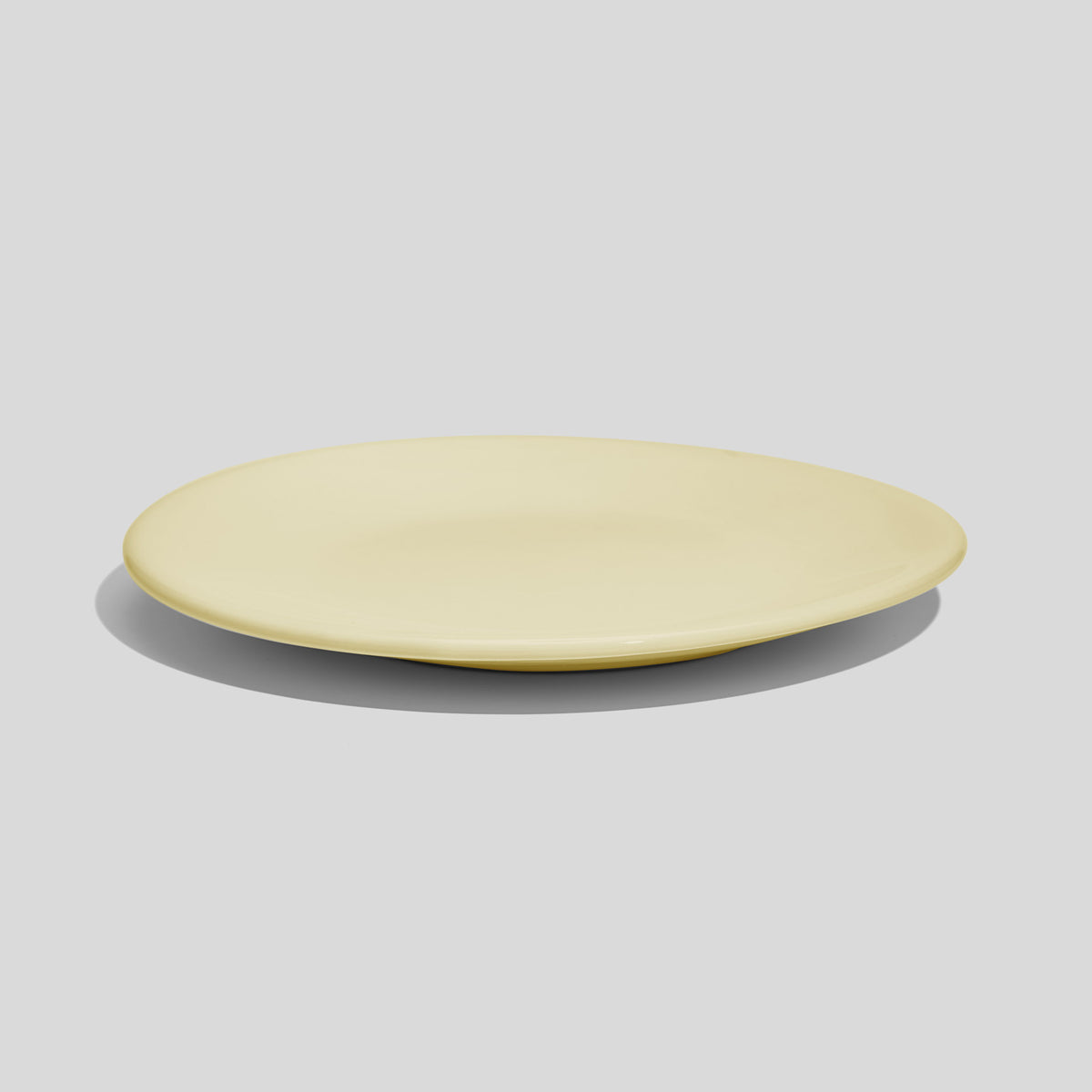 Keramikteller 19 cm mit gewölbtem Rand – Ecru
