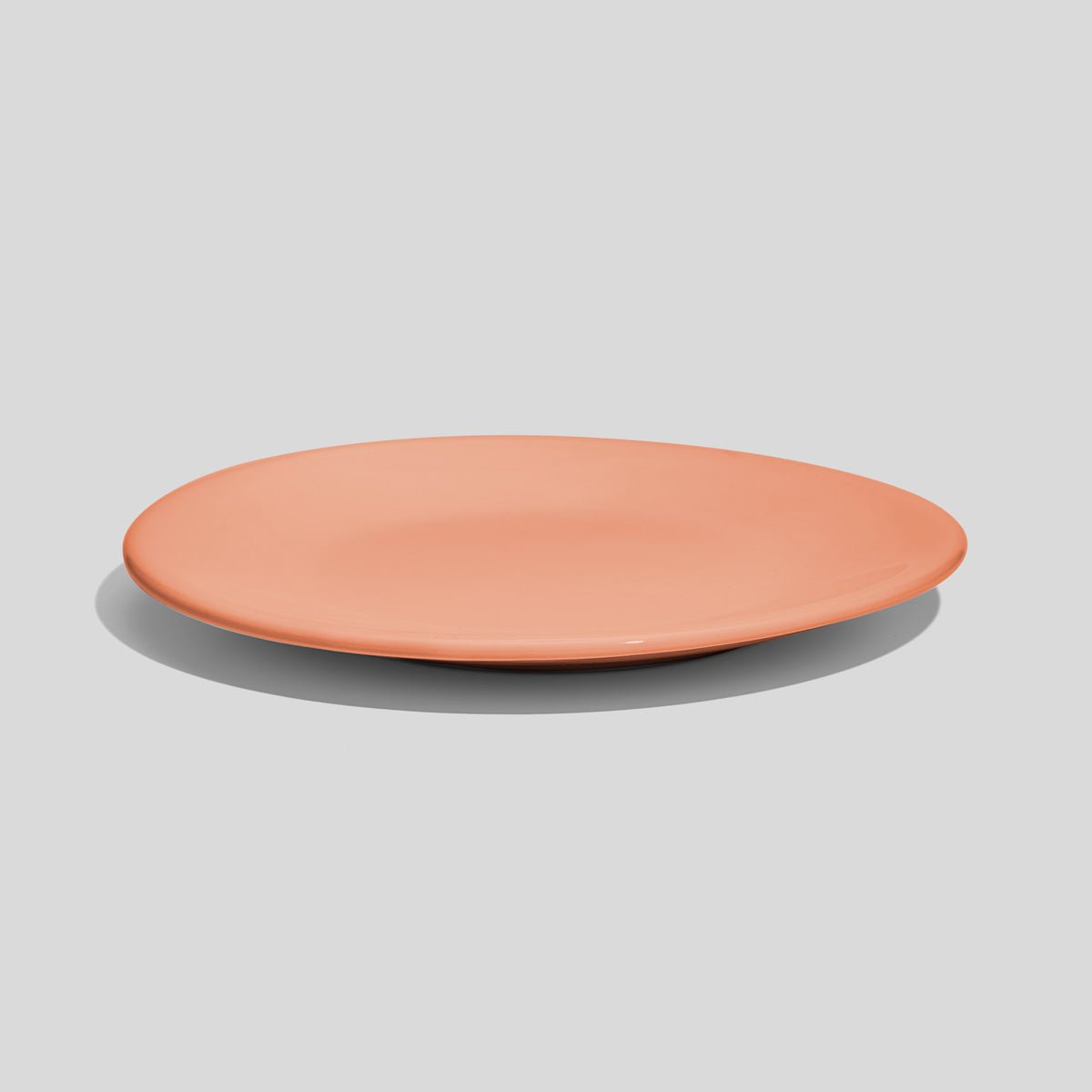 Keramikteller 19 cm mit gewölbtem Rand – Lachs