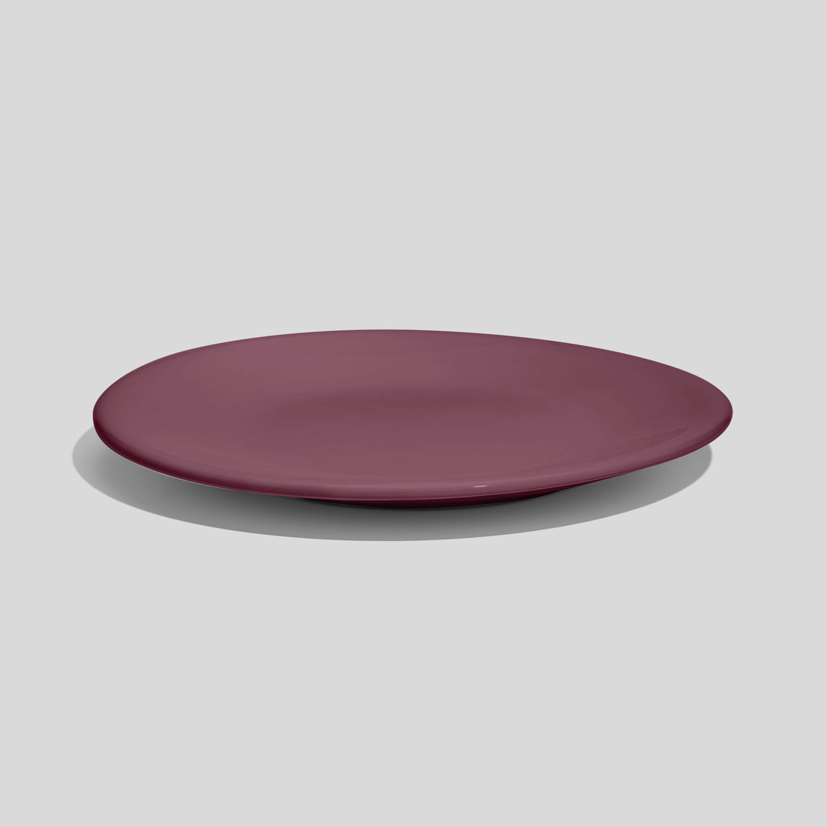 Keramikteller 19 cm mit gewölbtem Rand – Mauve