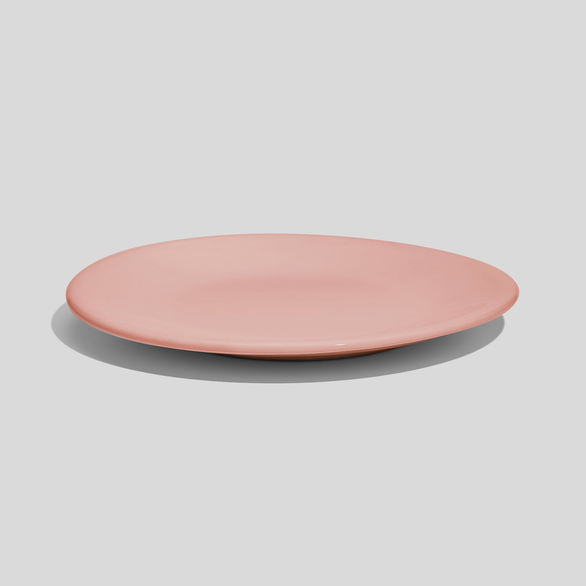 Keramikteller 19 cm mit gewölbtem Rand – Rosa