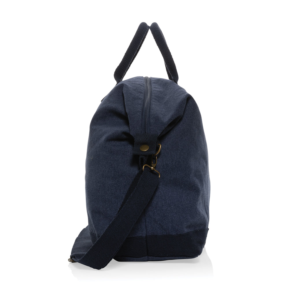 Kezar AWARE™ 500g/m² Wochenendtasche aus recyceltem Canvas – navy blau