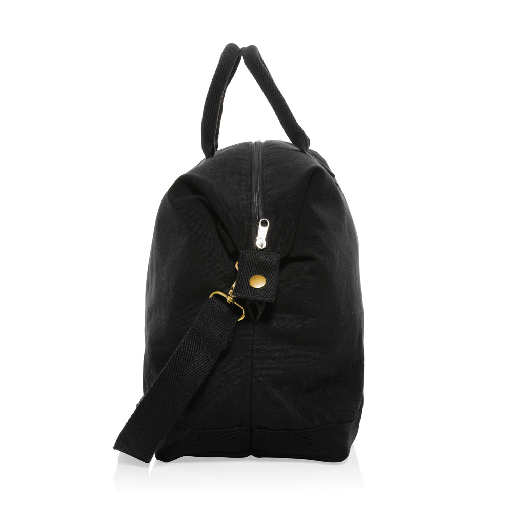 Kezar AWARE™ 500g/m² Wochenendtasche aus recyceltem Canvas – schwarz