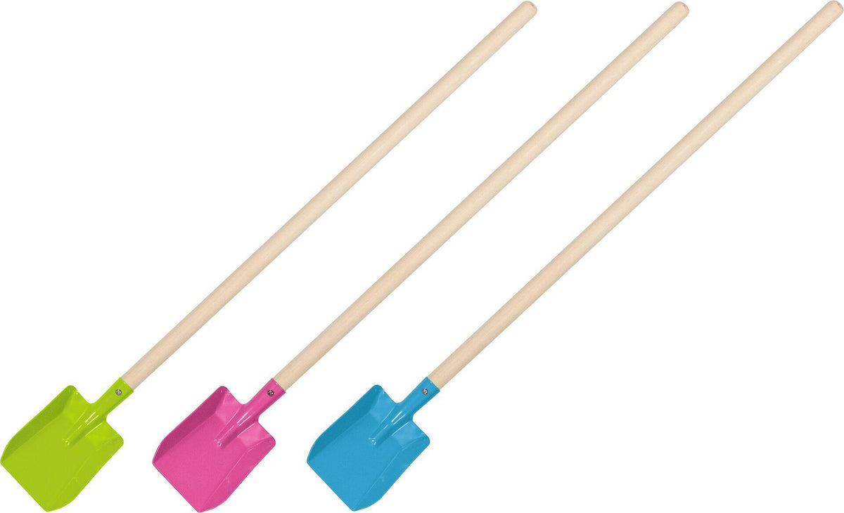 Kinderschaufeln im 3er Set in Grün, Pink und Blau – Ansicht