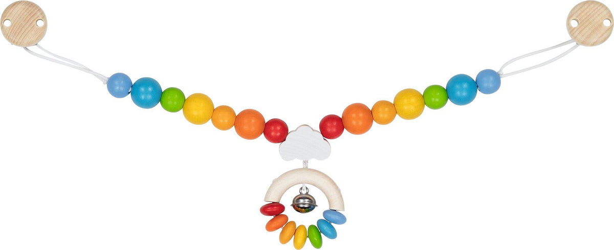 Kinderwagenkette Regenbogen mit Wolke und Bogen