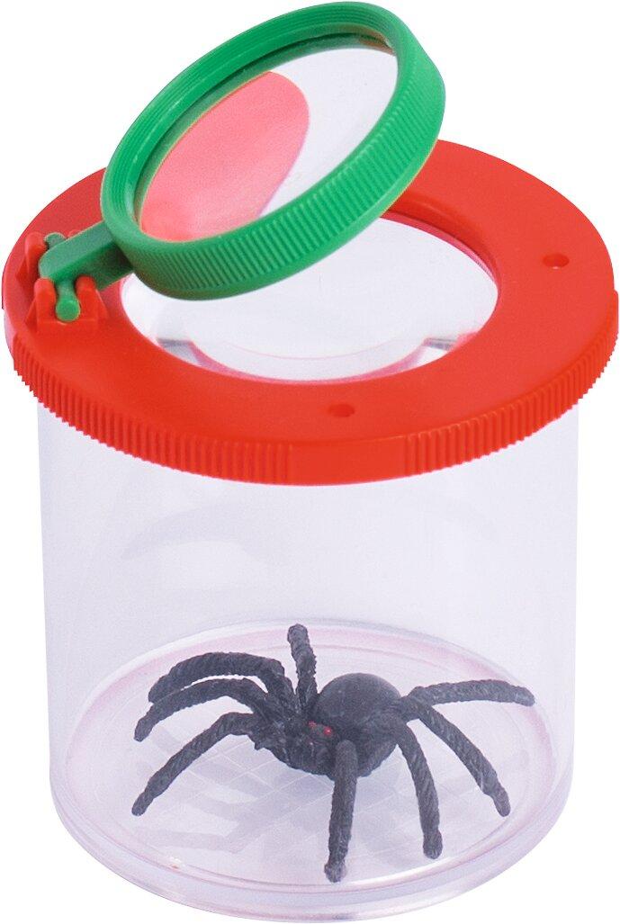 Kleine Lupendose rund, 6 cm Durchmesser, 7,5 cm hoch