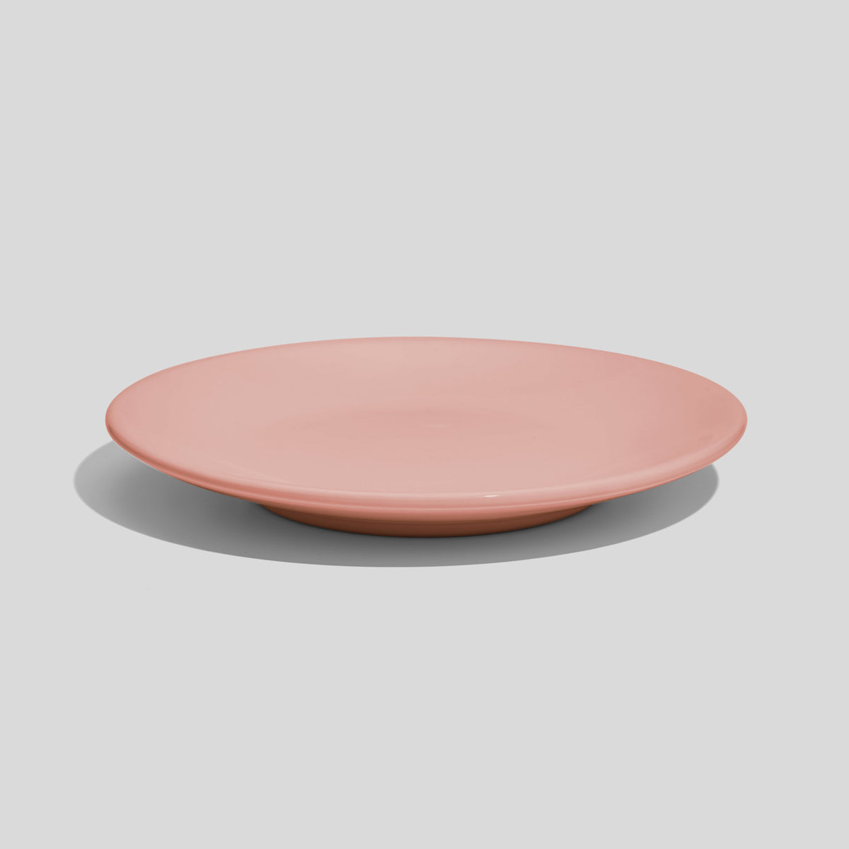 Kleiner Keramikteller 15 cm mit Standring – Rosa