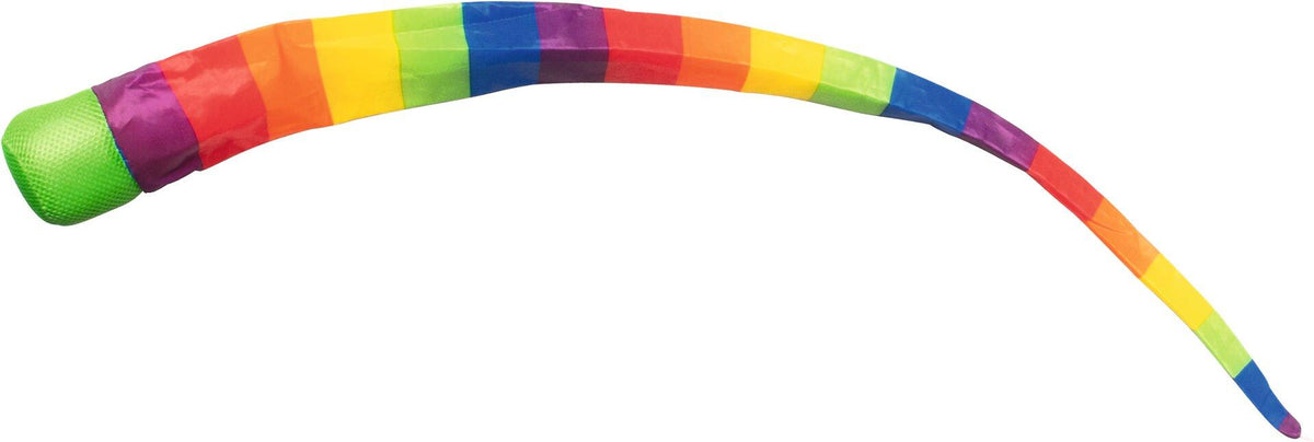 Kometenball mit Schweif in Regenbogenfarben – Detail