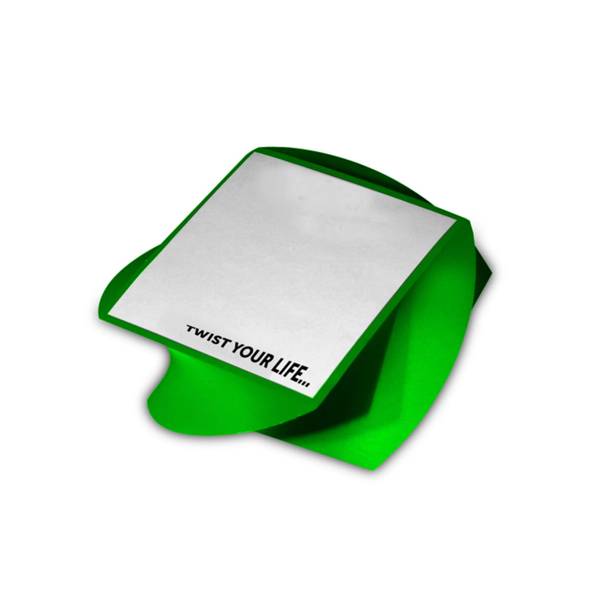 Kompakter Spiralquader 84 x 84 x 39 mm mit Logo