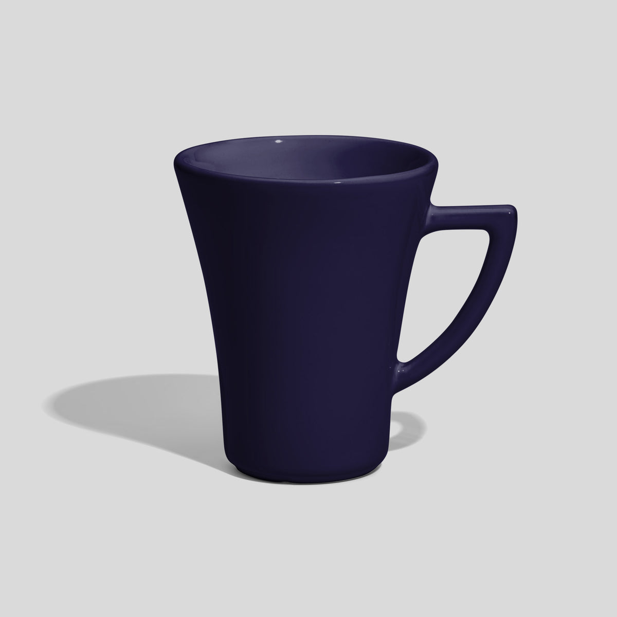 Konische Kaffeetasse 200 ml mit Dreieckshenkel – Nachtblau