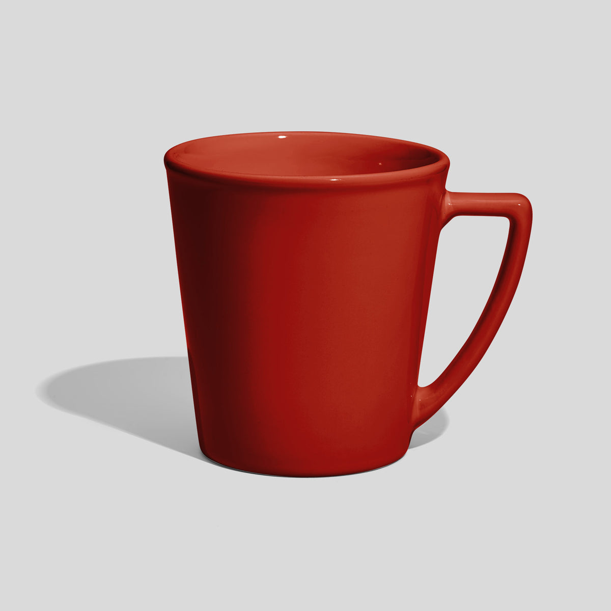 Konische Kaffeetasse 460 ml mit eckigem Henkel