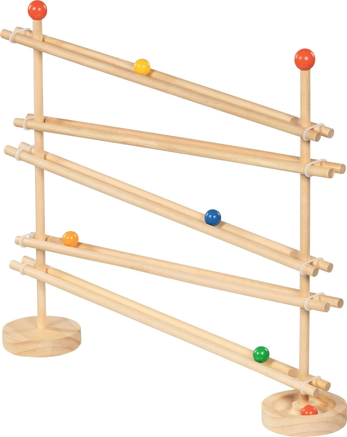 Kugelbahn FlexiTrack aus Holzstäben zum Aufbauen – Weitere Ansicht