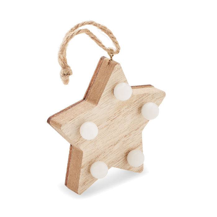 Lalie Anhänger aus Holz mit LED