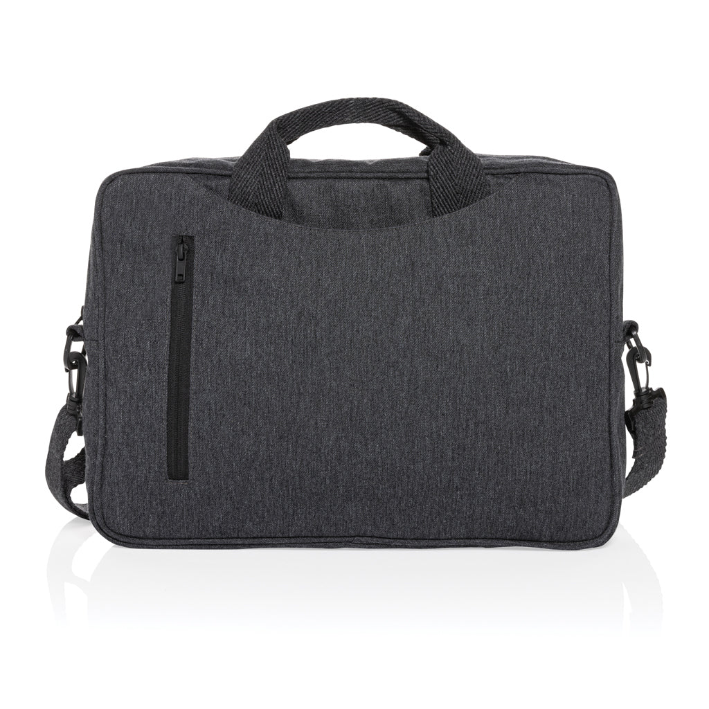 Laluka AWARE™ 15.4" Laptop-Tasche aus recycelter Baumwolle – anthrazit