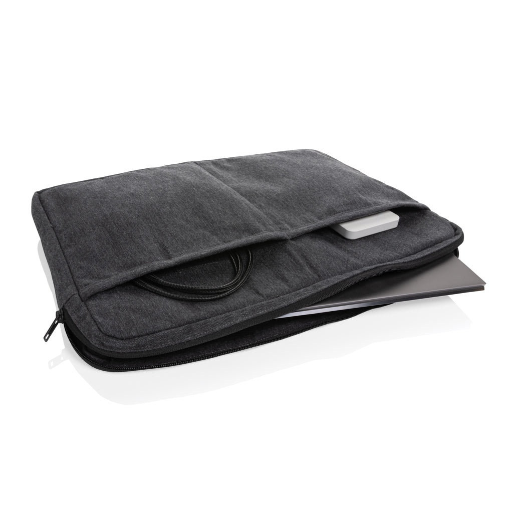 Laluka AWARE™ 15,6" Laptoptasche aus recycelter Baumwolle – anthrazit