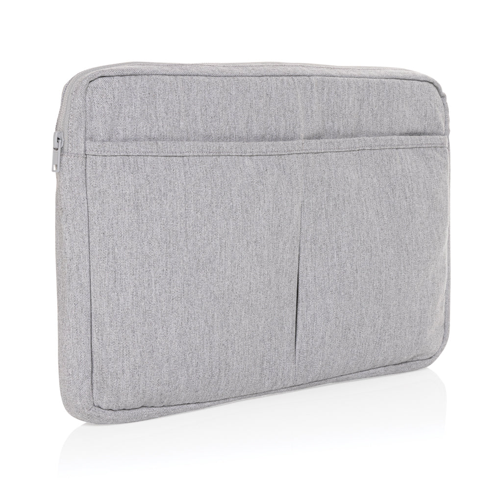 Laluka AWARE™ 15,6" Laptoptasche aus recycelter Baumwolle – grau