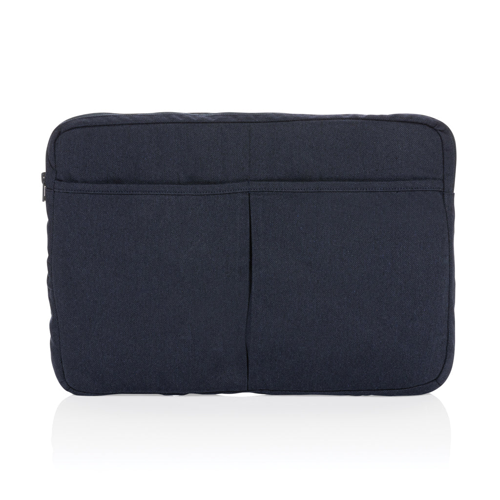 Laluka AWARE™ 15,6" Laptoptasche aus recycelter Baumwolle – navy blau