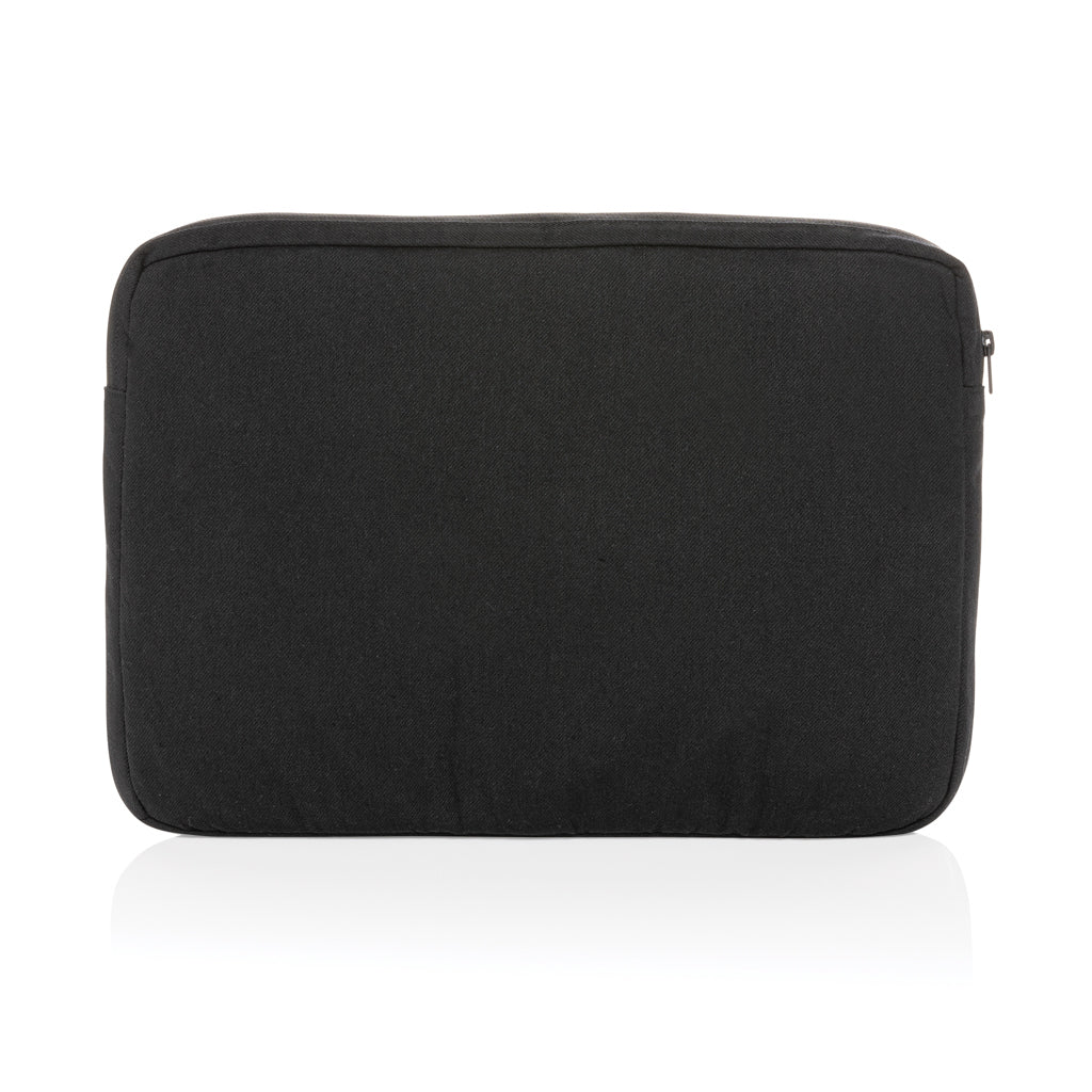 Laluka AWARE™ 15,6" Laptoptasche aus recycelter Baumwolle – schwarz