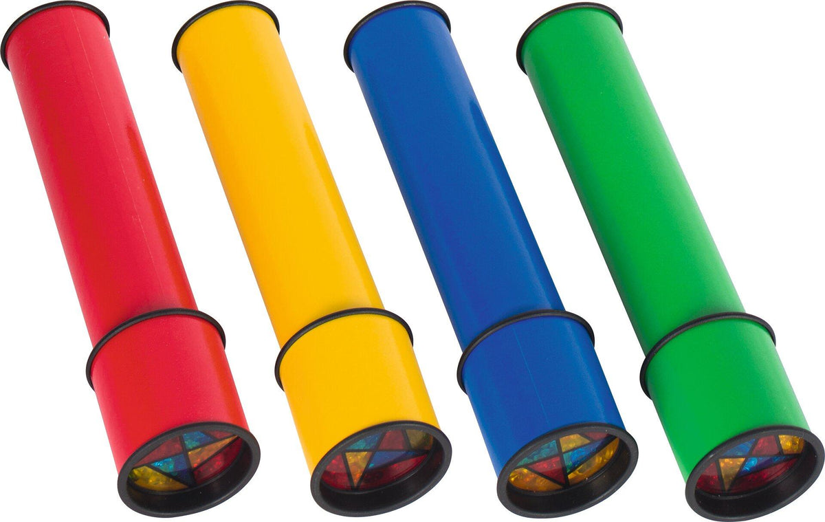 Langes Kaleidoskop in vier Farben als Geschenk von goki