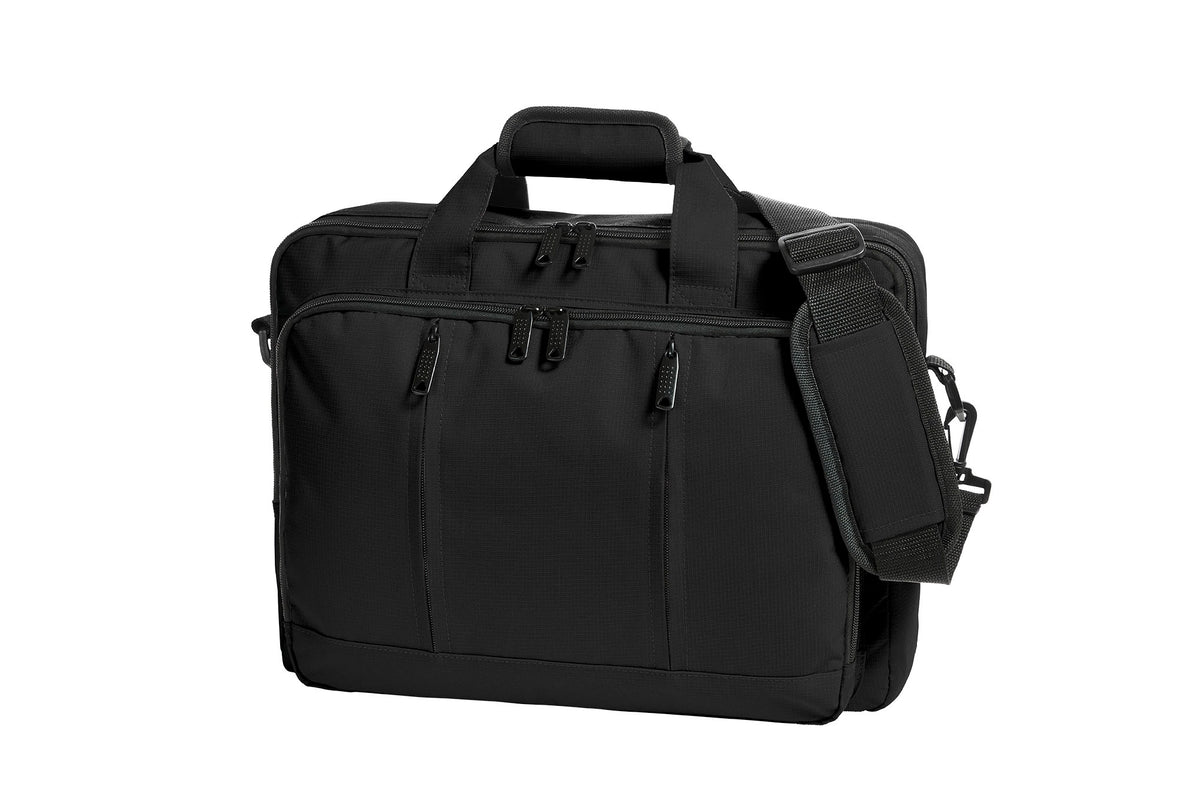 Laptoptasche mit versenkbaren Rucksackgurten