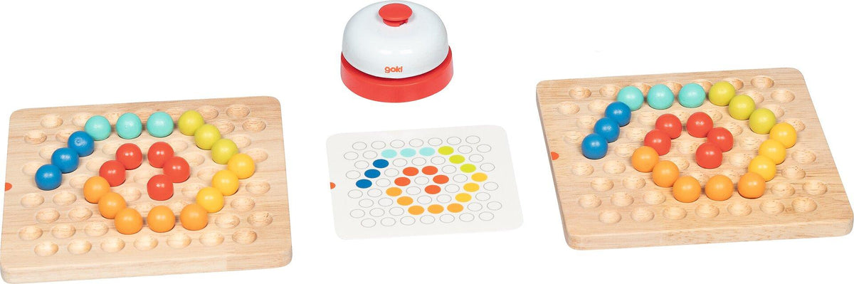 Legespiel Farbenfroh mit Kugeln, Buzzer und 103 Teilen