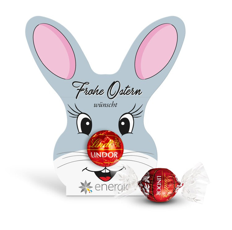 Lindt Lindor Kugel Milchschokolade in Osterhase Kartonage