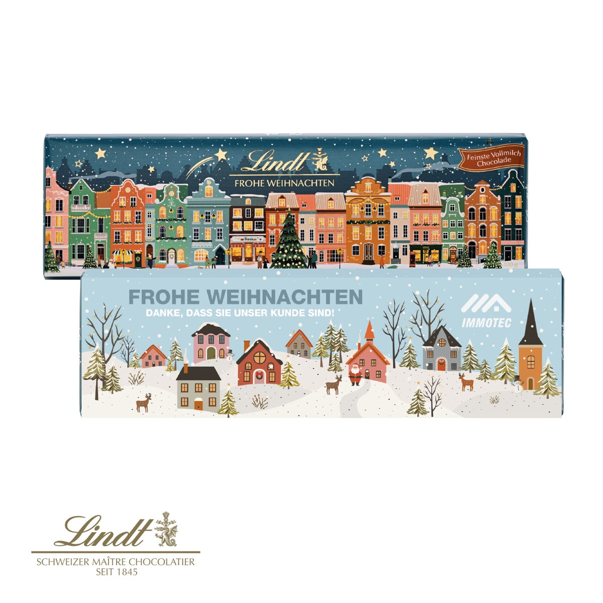 Lindt Schokoladentafel Frohe Weihnachten, 300 g