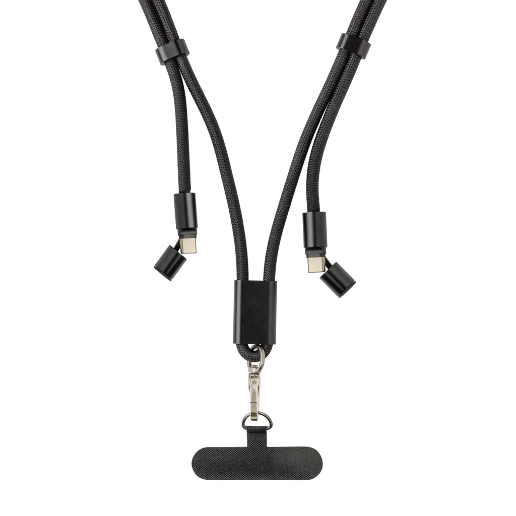 LoopAmp verstellbares 160cm 60W Telefonkabel aus RCS rPET