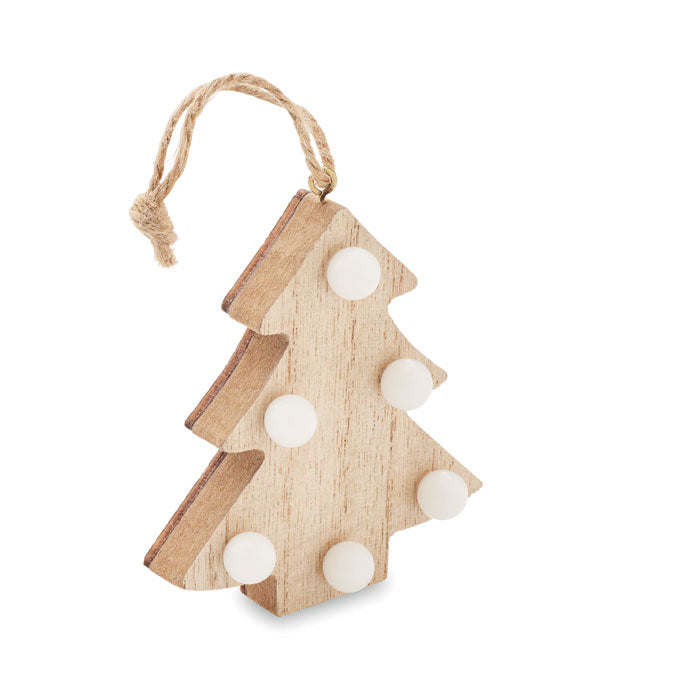 Lulie Anhänger aus Holz mit LED