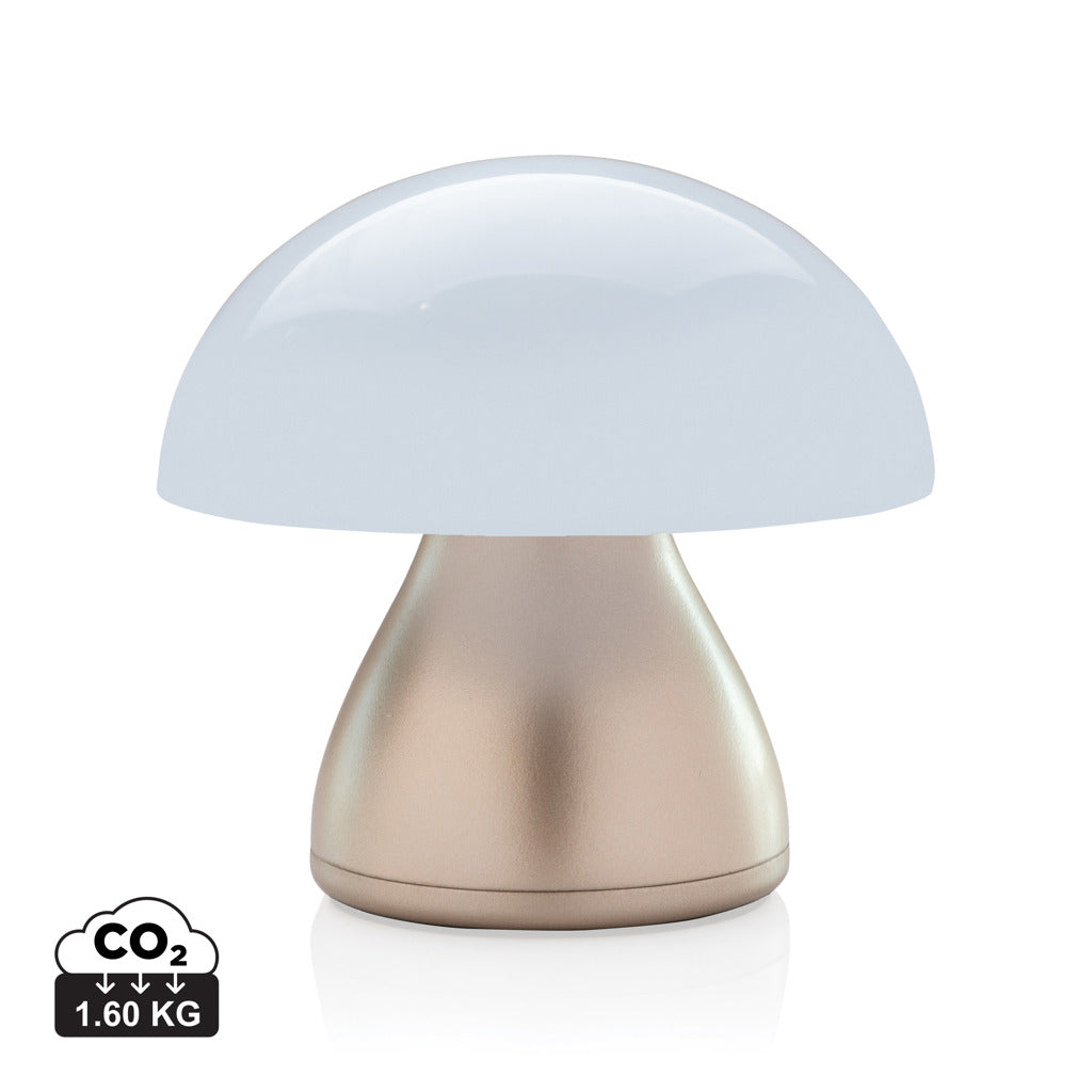 Luming wiederaufladbare USB-Tischlampe aus RCS Kunststoff – Bronze