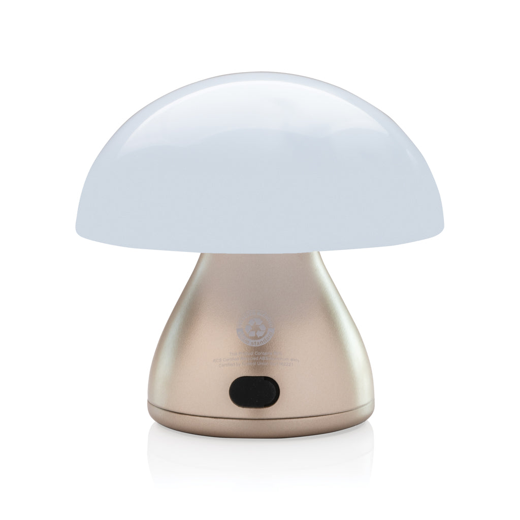 Luming wiederaufladbare USB-Tischlampe aus RCS Kunststoff – Bronze