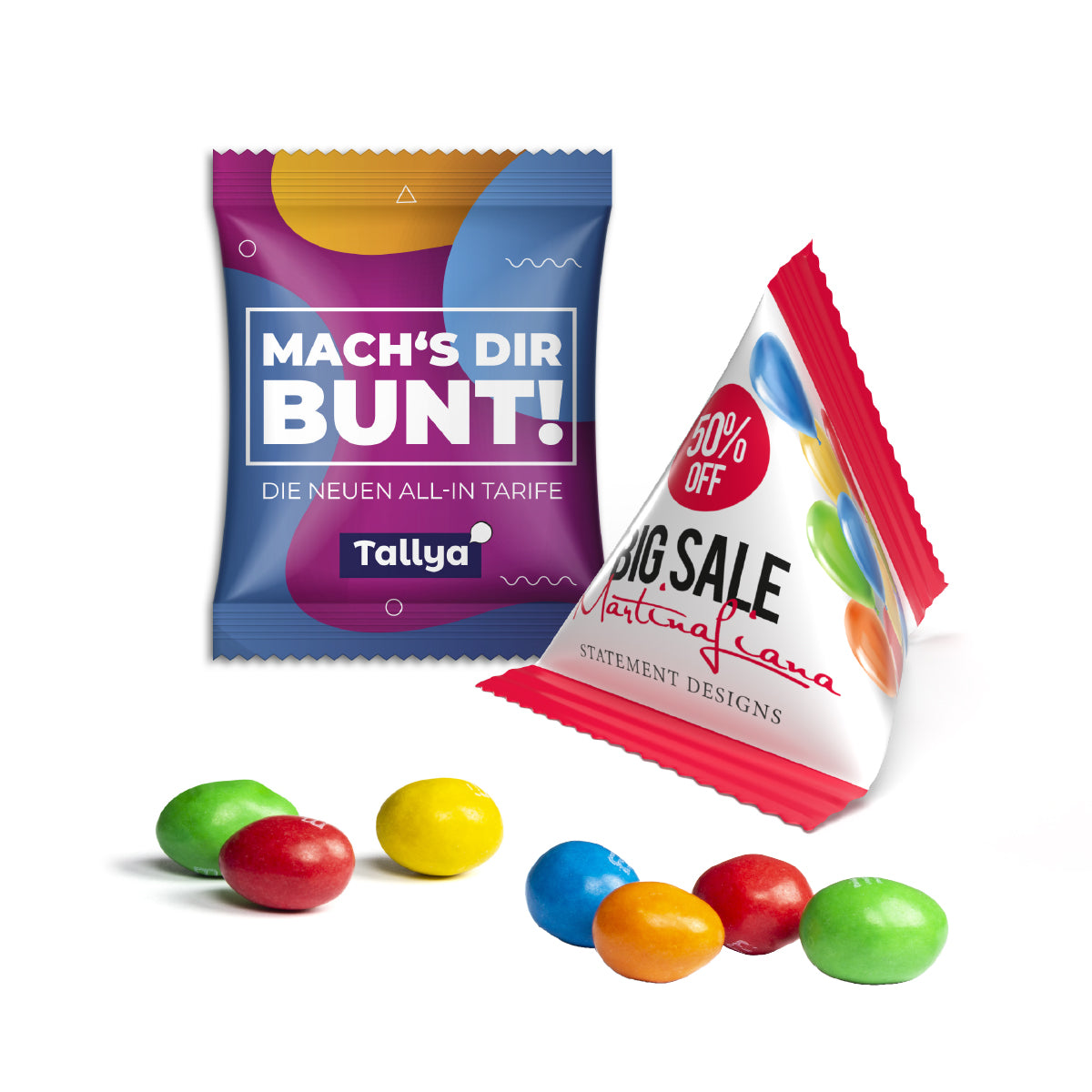 M&M's Peanuts im Werbetütchen